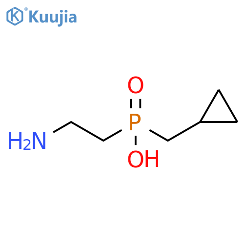 Phosphinic acid, (2-aminoethyl)(cyclopropylmethyl)- structure