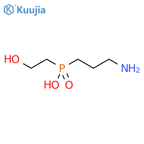Phosphinic acid, (3-aminopropyl)(2-hydroxyethyl)- structure