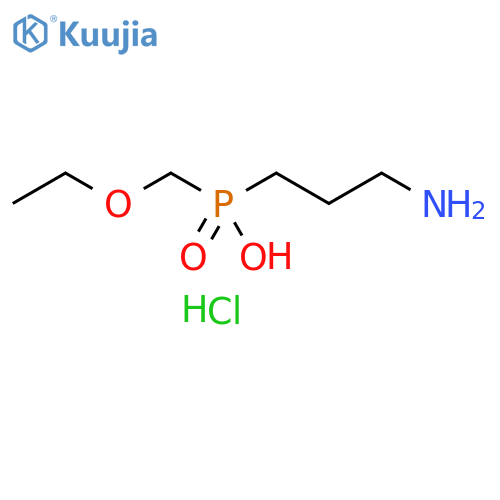 Phosphinic acid, (3-aminopropyl)(ethoxymethyl)-, hydrochloride structure