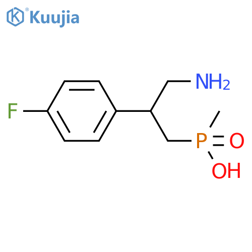 Phosphinic acid, [3-amino-2-(4-fluorophenyl)propyl]methyl- structure