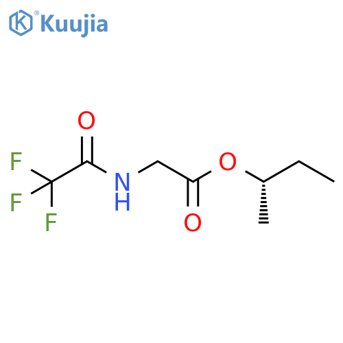 Glycine, N-(trifluoroacetyl)-, 1-methylpropyl ester, (S)- (9CI) structure