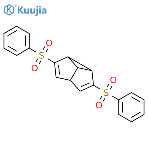 Cyclopropa[cd]pentalene, 2a,2b,4a,4b-tetrahydro-2,3-bis(phenylsulfonyl)- (9CI) structure