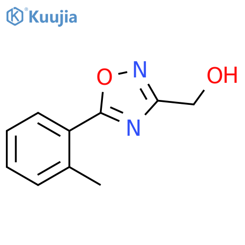 5-(2-methylphenyl)-1,2,4-oxadiazol-3-ylmethanol structure