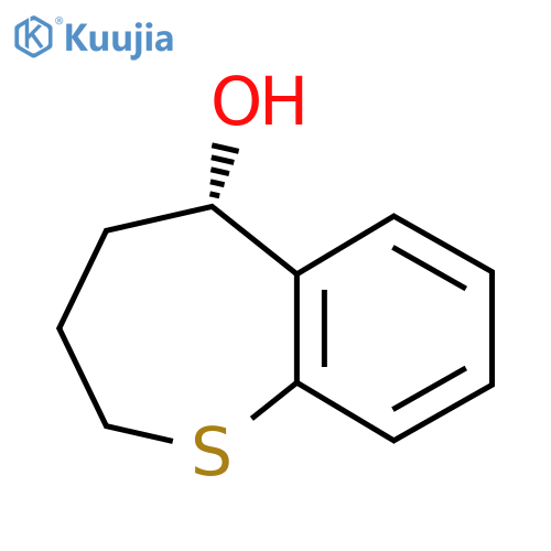 (5S)-2,3,4,5-Tetrahydro-1-benzothiepin-5-ol structure