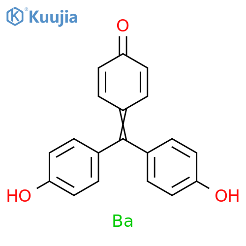 2,5-Cyclohexadien-1-one, 4-[bis(4-hydroxyphenyl)methylene]-, bariumsalt (1:1) structure