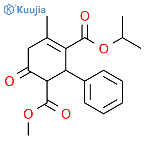 3-Cyclohexene-1,3-dicarboxylic acid, 4-methyl-6-oxo-2-phenyl-,1-methyl 3-(1-methylethyl) ester structure