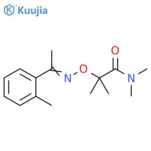 Propanamide,N,N,2-trimethyl-2-[[[1-(2-methylphenyl)ethylidene]amino]oxy]- structure