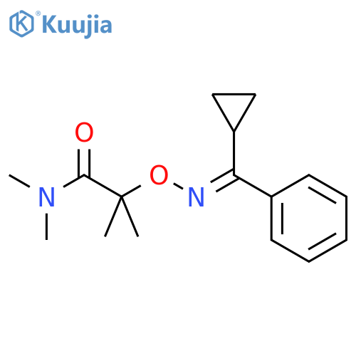 Propanamide,2-[[(cyclopropylphenylmethylene)amino]oxy]-N,N,2-trimethyl- structure