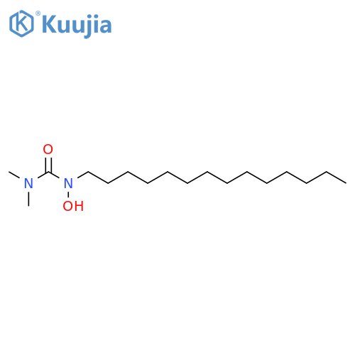 Urea, N-hydroxy-N',N'-dimethyl-N-tetradecyl- structure