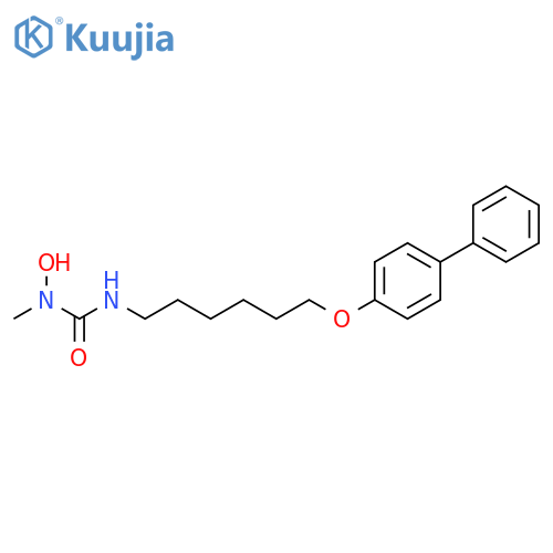 Urea, N'-[6-([1,1'-biphenyl]-4-yloxy)hexyl]-N-hydroxy-N-methyl- structure