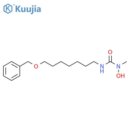 Urea, N-hydroxy-N-methyl-N'-[7-(phenylmethoxy)heptyl]- structure