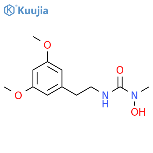 Urea, N'-[2-(3,5-dimethoxyphenyl)ethyl]-N-hydroxy-N-methyl- structure