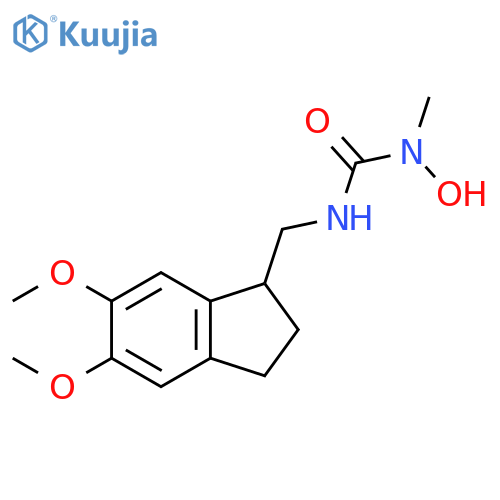 Urea,N'-[(2,3-dihydro-5,6-dimethoxy-1H-inden-1-yl)methyl]-N-hydroxy-N-methyl- structure
