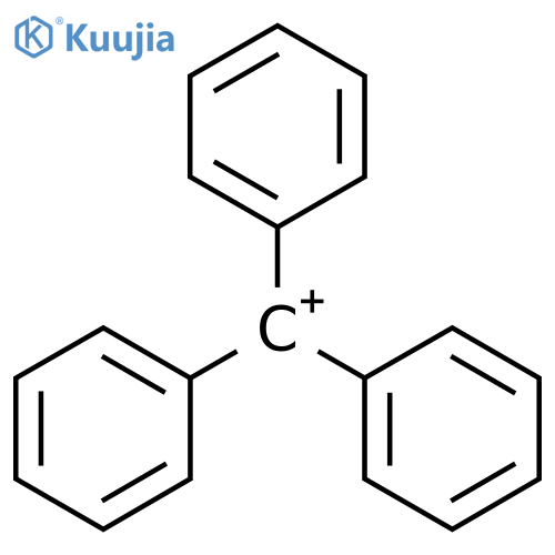 Methylium, triphenyl- structure