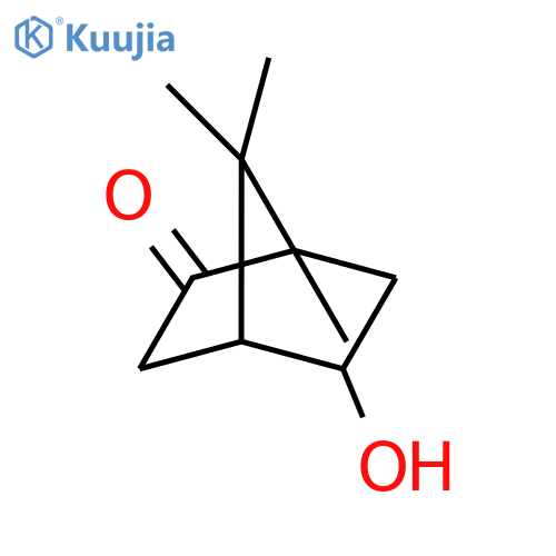 Bicyclo[2.2.1]heptan-2-one,5-hydroxy-1,7,7-trimethyl-, (1R,4R,5R)-rel- structure