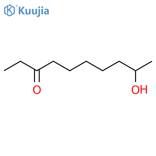 3-Decanone, 9-hydroxy- structure