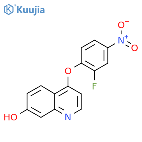 4-(2-Fluoro-4-nitrophenoxy)quinolin-7-ol structure