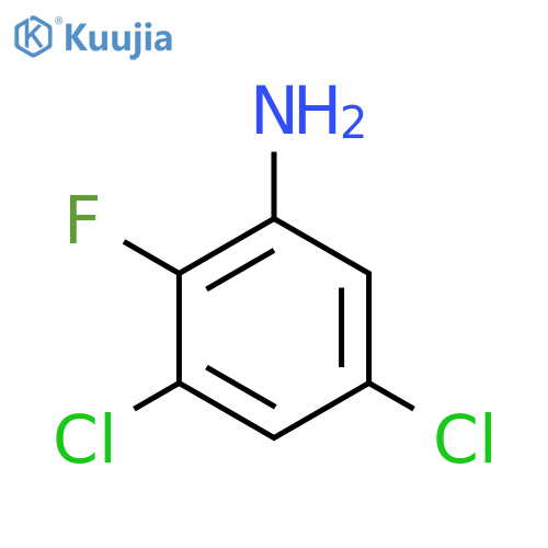 3,5-Dichloro-2-fluoroaniline structure