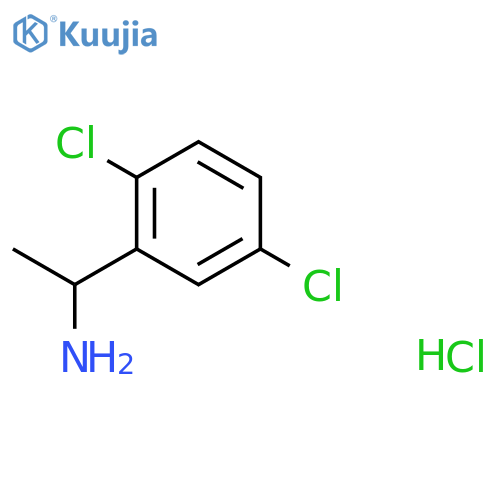 1-(2,5-dichlorophenyl)ethan-1-amine hydrochloride structure