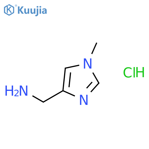 (1-Methyl-1H-imidazol-4-yl)methanamine hydrochloride structure