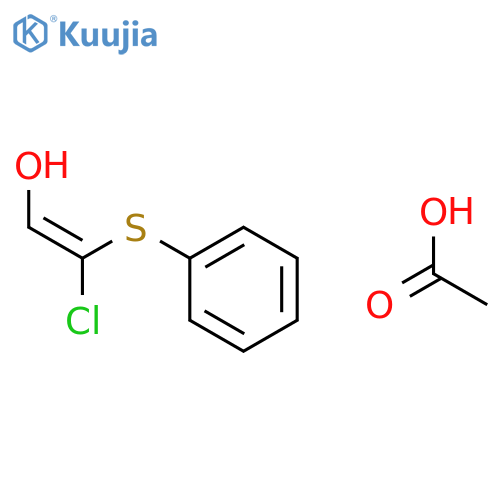 Ethenol, 2-chloro-2-(phenylthio)-, acetate, (Z)- structure