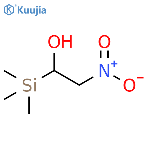 Ethanol, 2-nitro-1-(trimethylsilyl)- structure