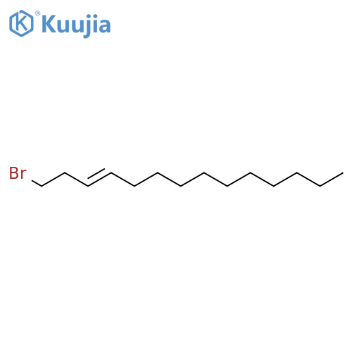 3-Tetradecene, 1-bromo-, (E)- structure