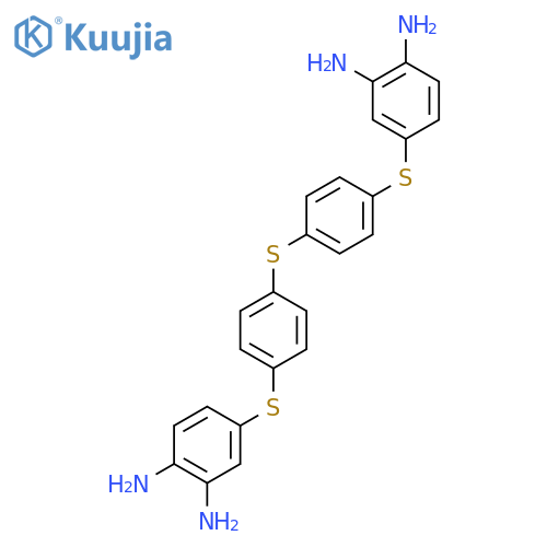 1,2-Benzenediamine, 4,4'-[thiobis(4,1-phenylenethio)]bis- structure