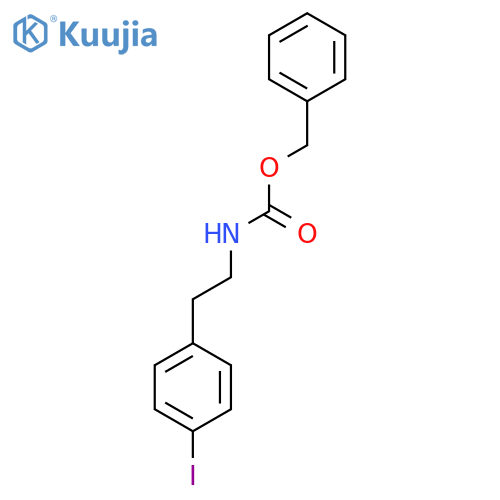 benzyl N-2-(4-iodophenyl)ethylcarbamate structure