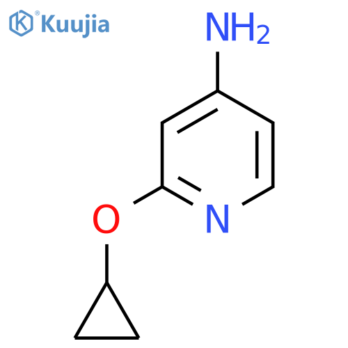 2-Cyclopropoxypyridin-4-amine structure