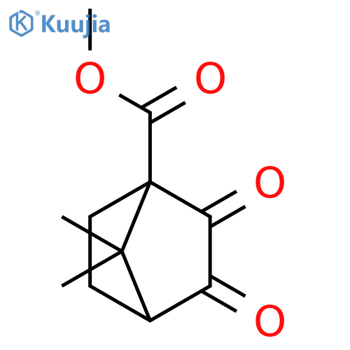 methyl 7,7-dimethyl-2,3-dioxobicyclo[2.2.1]heptane-1-carboxylate structure