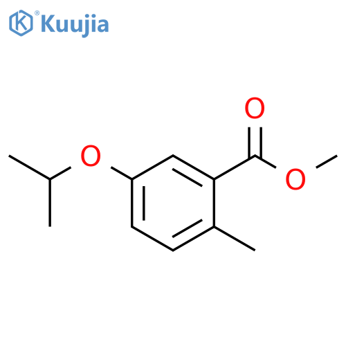 Methyl 5-isopropoxy-2-methylbenzoate structure