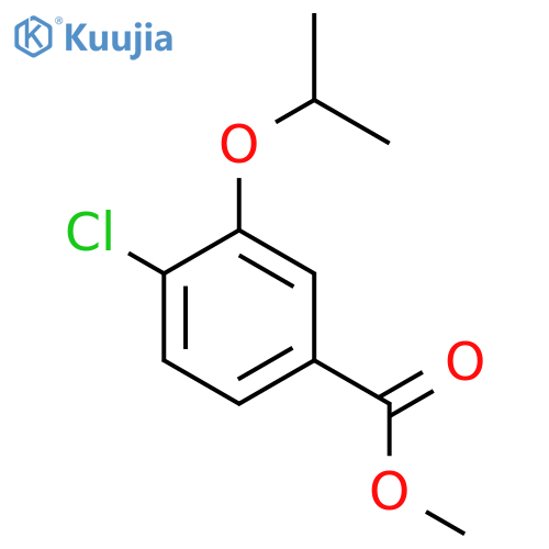 Methyl 4-chloro-3-(propan-2-yloxy)benzoate structure