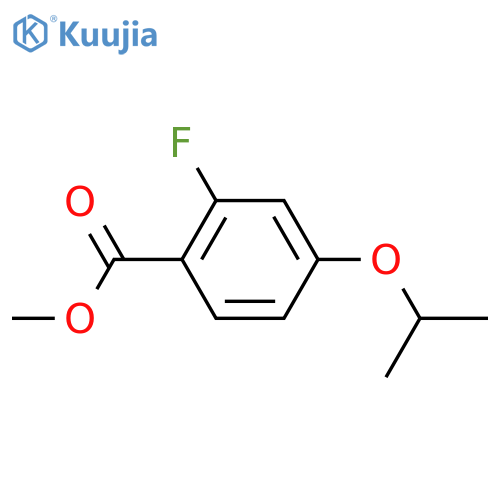 2-Fluoro-4-isopropoxybenzoic acid methyl ester structure