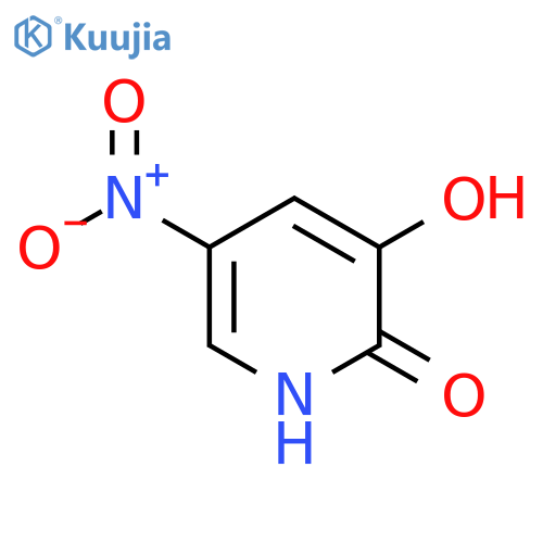 5-nitropyridine-2,3-diol structure