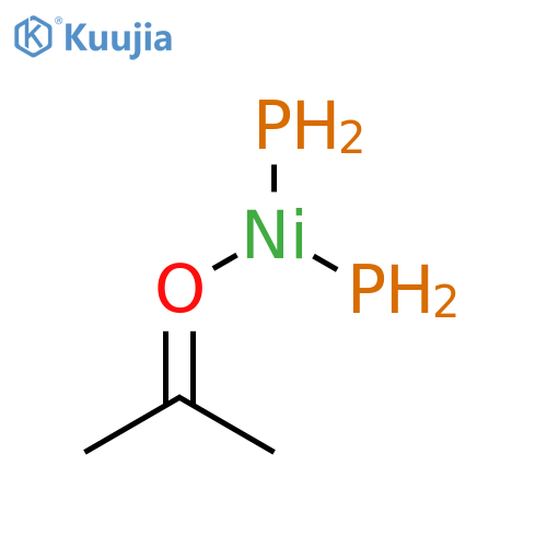 Nickel, bis(phosphine)(2-propanone)- structure
