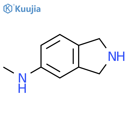 N-methyl-2,3-dihydro-1H-isoindol-5-amine structure