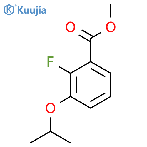 methyl 2-fluoro-3-isopropoxy-benzoate structure