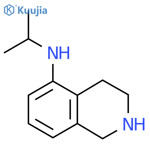 N-(propan-2-yl)-1,2,3,4-tetrahydroisoquinolin-5-amine structure
