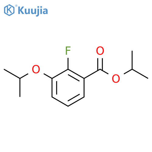 Isopropyl 2-fluoro-3-isopropoxybenzoate structure
