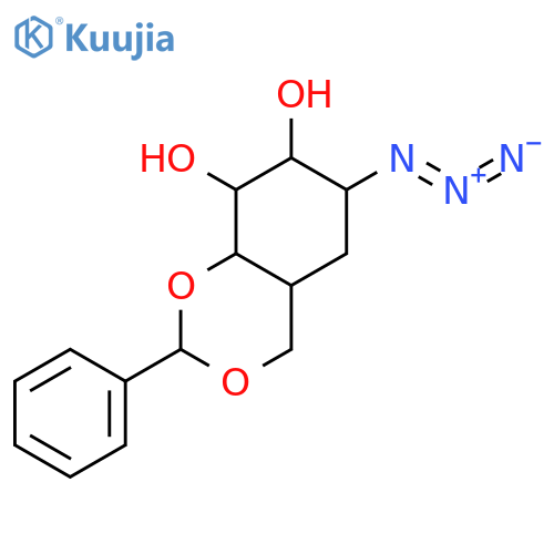 4H-1,3-Benzodioxin-7,8-diol, 6-azidohexahydro-2-phenyl- structure