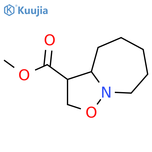 Isoxazolo[2,3-a]azepine-3-carboxylic acid, octahydro-, methyl ester,trans- structure