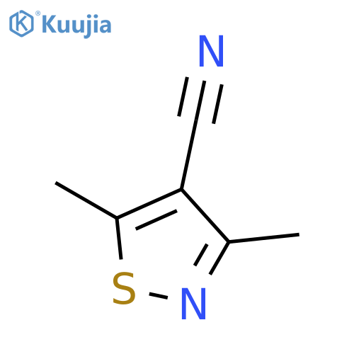 dimethyl-1,2-thiazole-4-carbonitrile structure