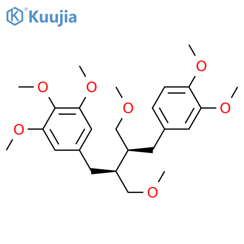 Benzene,5-[(2S,3S)-4-(3,4-dimethoxyphenyl)-2,3-bis(methoxymethyl)butyl]-1,2,3-trimethoxy- structure