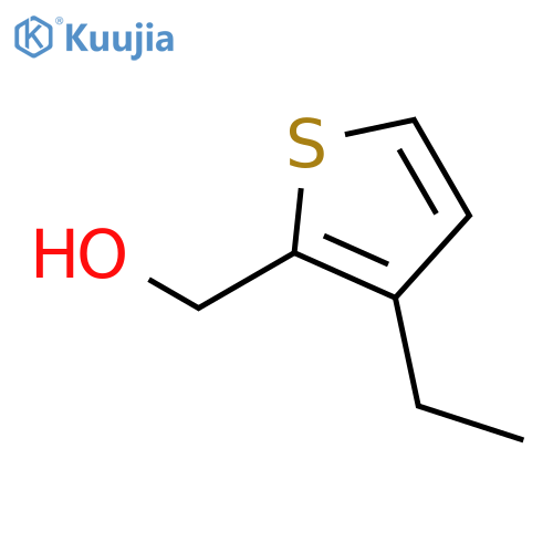(3-ethylthiophen-2-yl)methanol structure