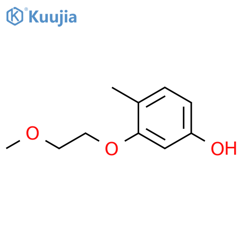 Phenol, 3-(2-methoxyethoxy)-4-methyl- structure