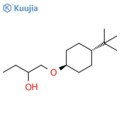 2-Butanol, 1-[[4-(1,1-dimethylethyl)cyclohexyl]oxy]-, trans- (9CI) structure