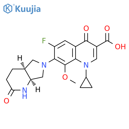 2-Oxymoxifloxacin structure