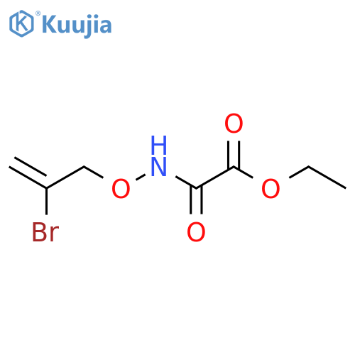 Acetic acid, [[(2-bromo-2-propenyl)oxy]amino]oxo-, ethyl ester structure