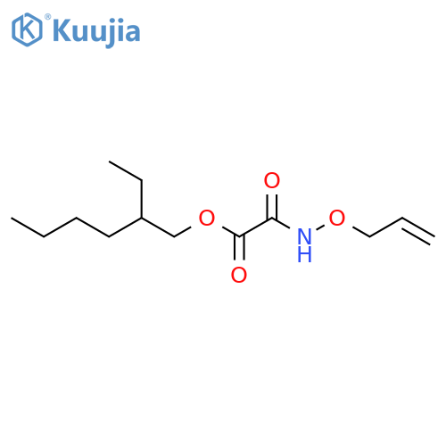 Acetic acid, oxo[(2-propenyloxy)amino]-, 2-ethylhexyl ester structure